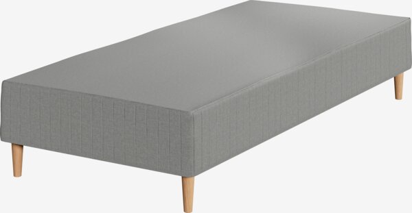 Boxmadras 90x200cm FJELNA grå-23 Fast