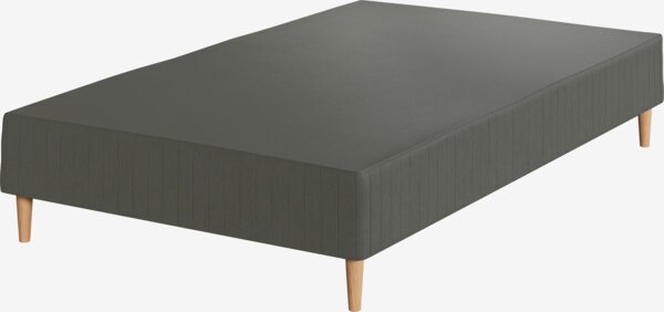 Resårbotten 120x200cm SPONGI svart-06 fast