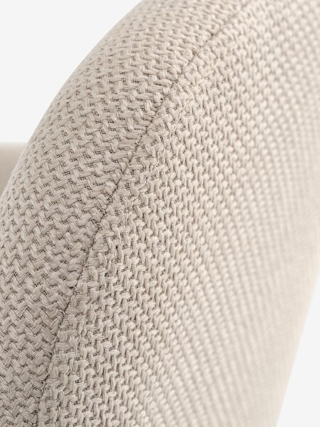 Sedia SOTTRUP tessuto beige/nero