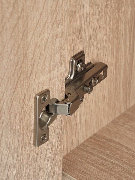 Meuble haut FANDRUP 50x41 1 porte couleur chêne clair