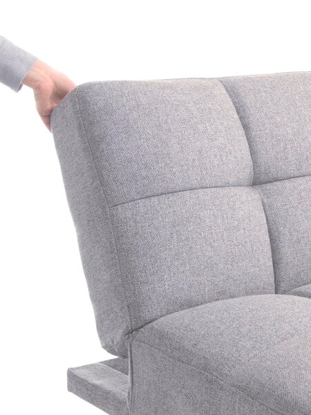 Sofa bed NEJEDE light grey fabric