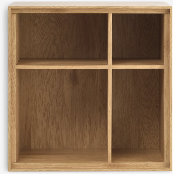 Cabinet GEDSER 4 compartments warm oak colour