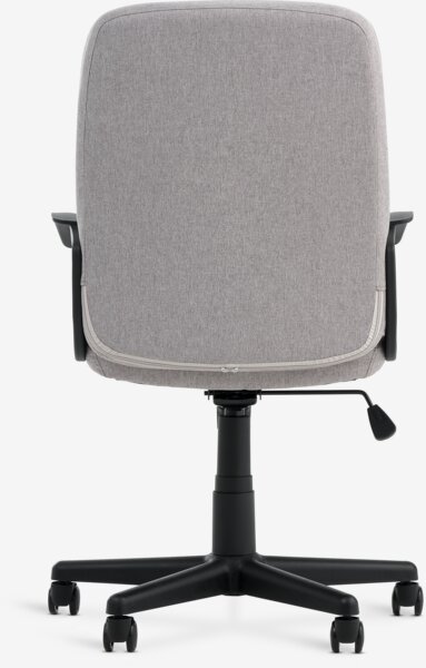 Office chair NIMTOFTE grey fabric/black