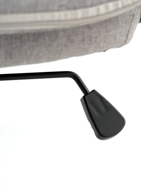 Office chair NIMTOFTE grey fabric/black