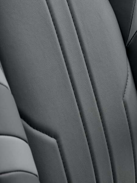 Gaming chair FJELSTED black faux leather/grey