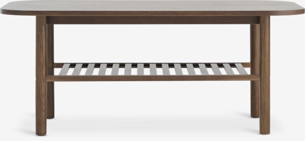 Coffee table LYNGVIG 60x110 1 shelf dark oak