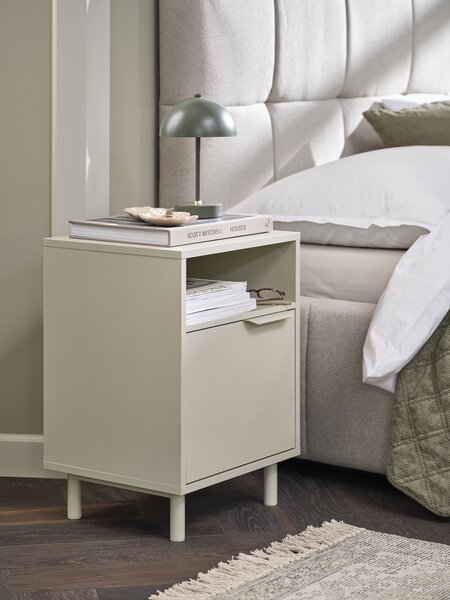 Comodino SKAVE 1 anta beige