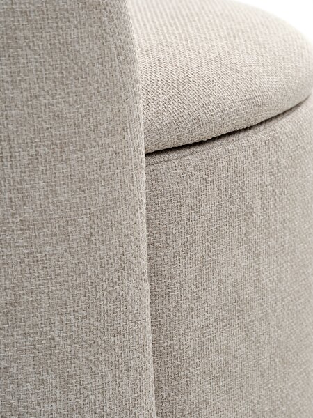 Lounge-Sessel ODDUM m/Stauraum beige Stoff