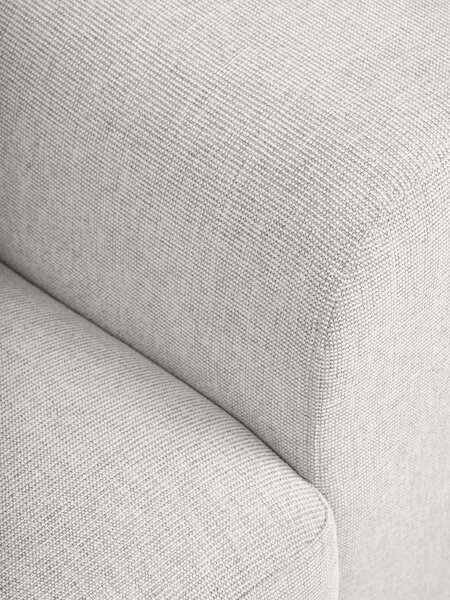 Sofa bed VEJLBY 3 seater light sand fabric