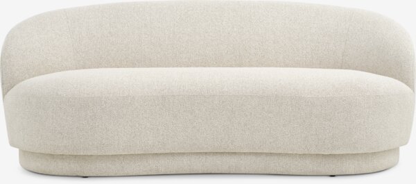 Sofa ANDRUP 3 seater oval beige