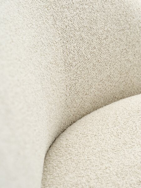 Sofa ANDRUP 3 seater oval beige