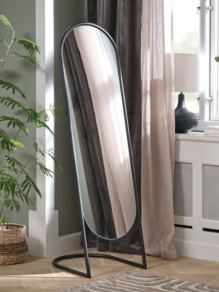 Dressing mirror SPANG 45x155 black