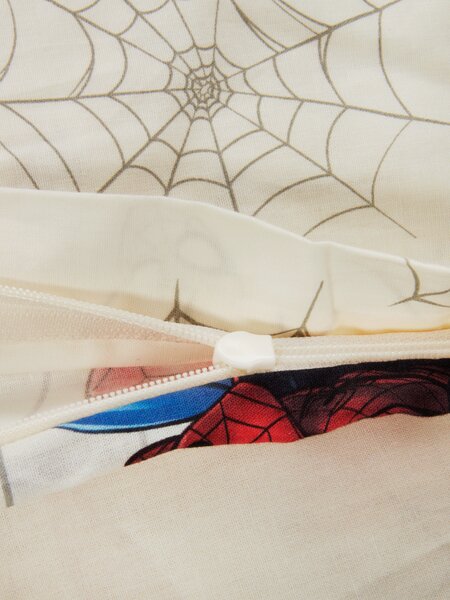 Pussilakanasetti SPIDERMAN 150x210 valkoinen