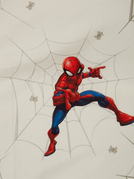 Pussilakanasetti SPIDERMAN 150x210 valkoinen
