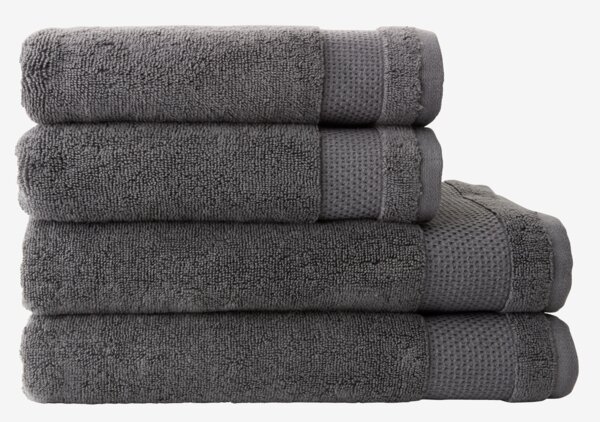 Badetuch NORA 70x140cm anthrazit grau