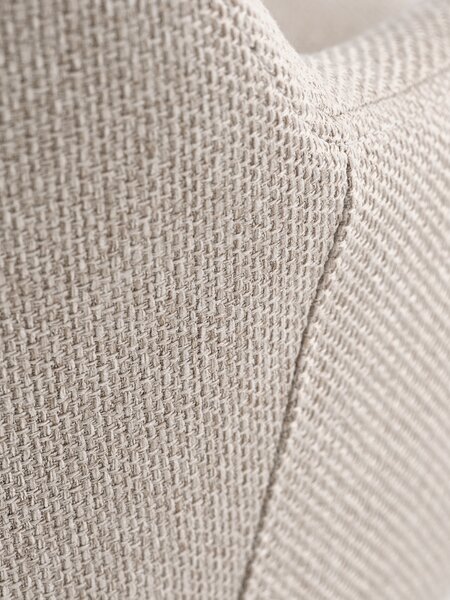 Spisestol ROSTRUP sving beige stoff