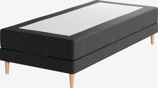 Elevationsseng 80x200cm JOSELVA grå-40 Medium