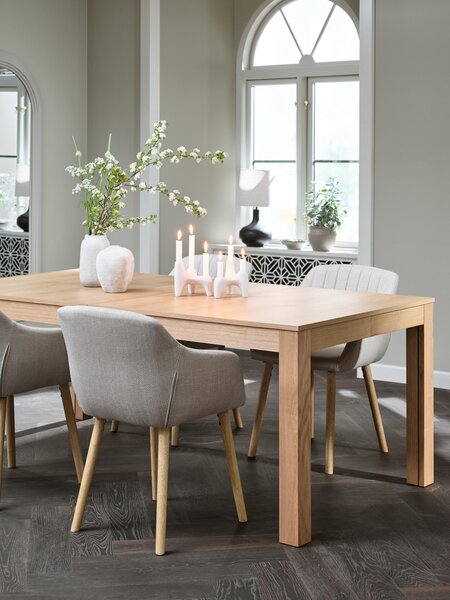 KORSKRO L200 natur ek + 4 ADSLEV beige