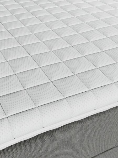 Regulerbar seng 180x200 BJORSUND + KOLA grå-23 Fast