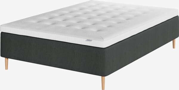 Boxmadras 140x200cm HORSLA + VOLA grå-40 Fast