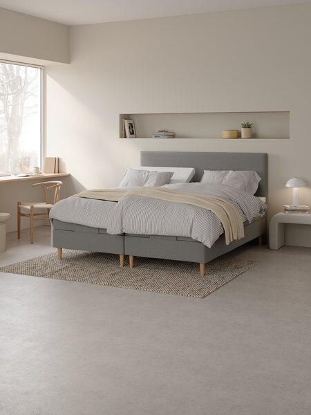 Sängynpääty 160x115 ETNA H10 harmaa-23