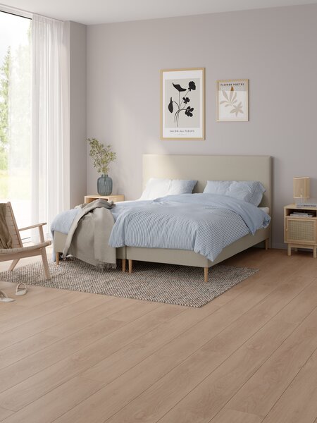 Runkopatja 160x200cm KVENNA hiekka-91 + TOSEN keskikova