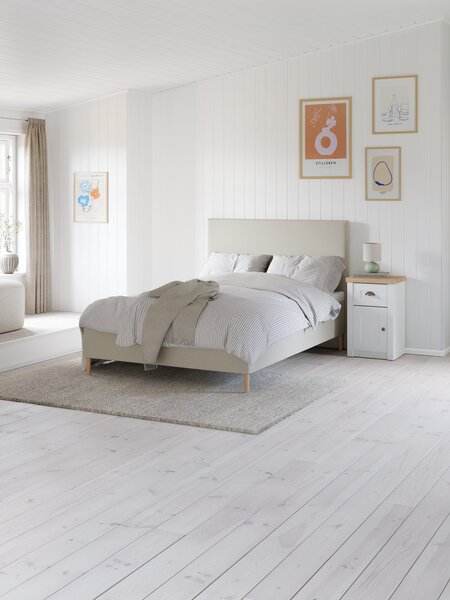 Boxmadras 140x200cm KVENNA + TOSEN sand-91 Medium