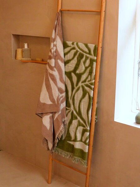 Beach towel ROSENFORS 80x160 dark sand