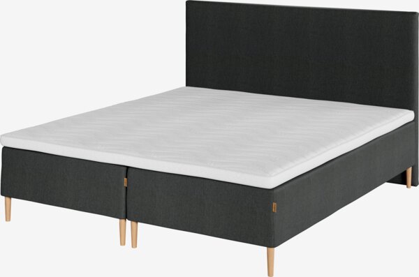 Runkopatja 160x200cm KVENNA harmaa-40 + TOSEN keskikova