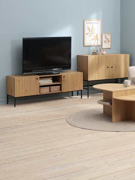 Sideboard HEMDRUP 2 Türen eiche