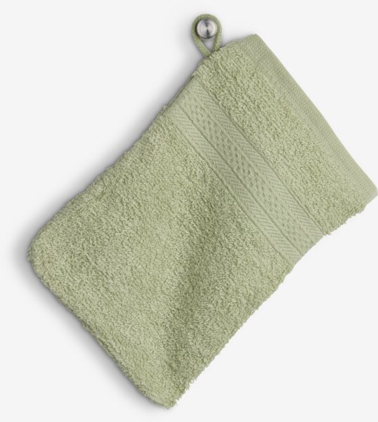 Gant de toilette UPPSALA 14x20 vert clair