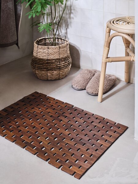 Tappeto per il bagno VALSKOG 40x60 cm marrone
