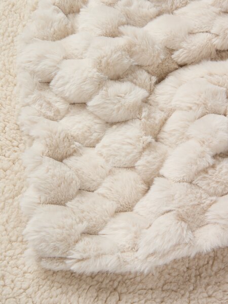 Manta HVIDBLOMME 150x200 beis