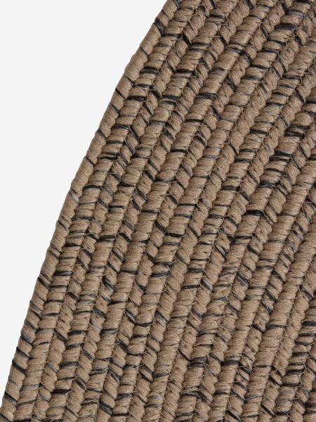 Alfombra BUESTARR Ø120 natural/gris