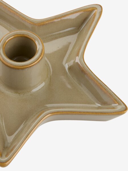 Bougeoir SIF Ø15xH4cm vert clair