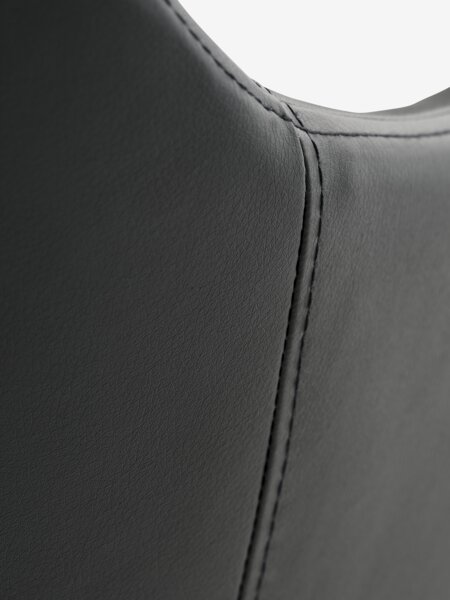 ROSLEV L160 Tisch natur Eiche + 4 ROSTRUP Stühle schwarz
