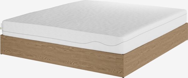 Кушетка FOLDAGER 180x200 с повдигащ механизъм в края нат.дъб