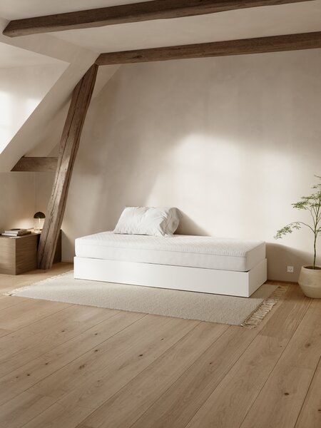 Matelas en mousse 90x200cm WELLPUR KVITA GF85 blanc ferme