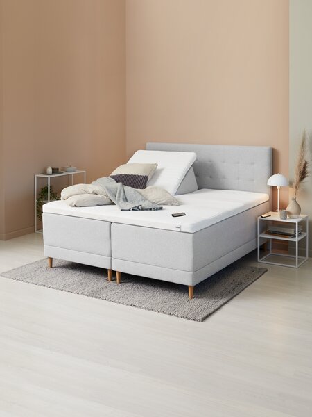 Elevationsseng 180x200cm DUNLOPILLO OSA E300 grå-32
