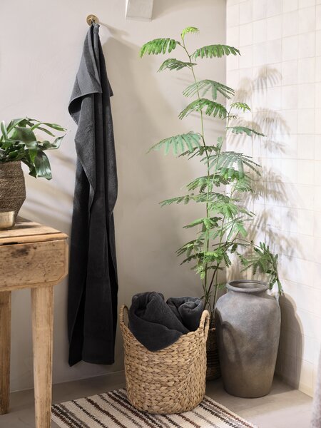 Badetuch NORA 70x140cm anthrazit grau