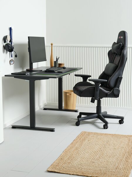 Height-adjustable desk SVANEKE 60x120 black