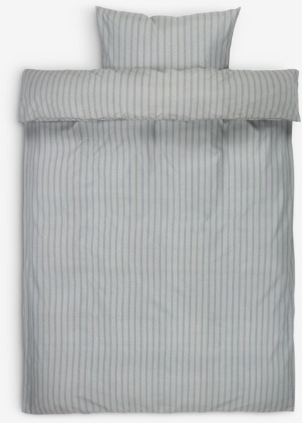 Bettwäsche MIRA Mikro 140x200 staubblau