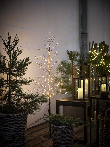 Lichterbaum Outdoor VIVIANIT H120cm m/210 LED und Timer