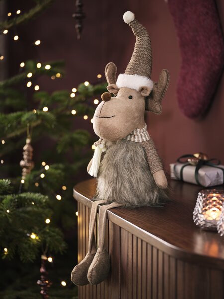 XMAS Reindeer ANGELIT H56cm brown