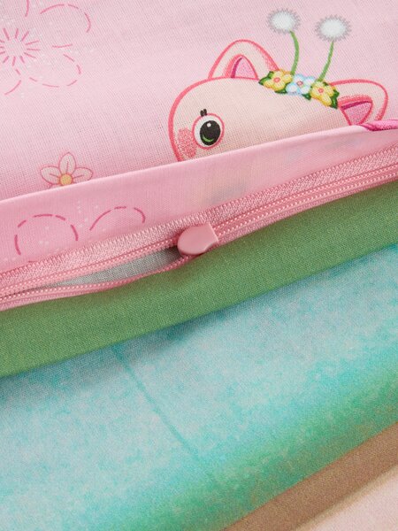 Juego funda nórdica GABBY 155x220 rosa