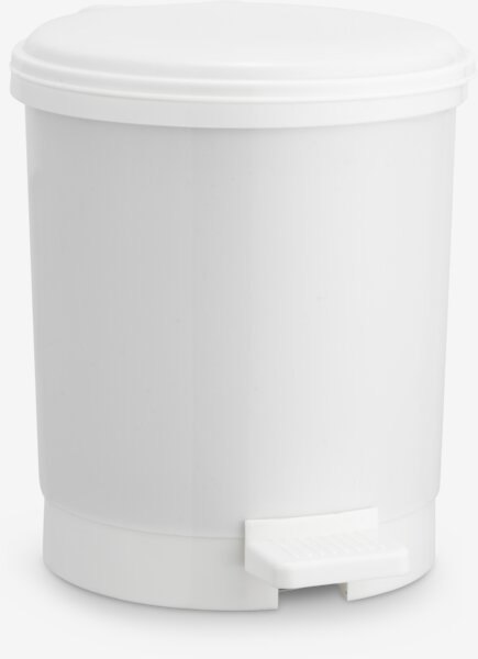 Pattumiera a pedale UTBY 3 L in plastica bianco