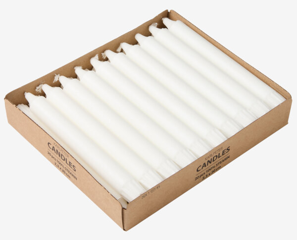 Taper candle KARLPETER H20cm pack of 20