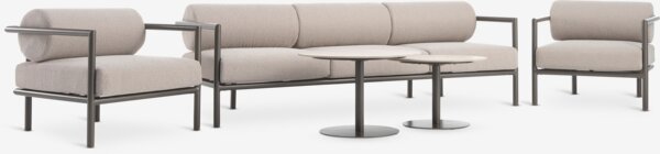 Lounge set BRUMUNDDAL 5pers. brown