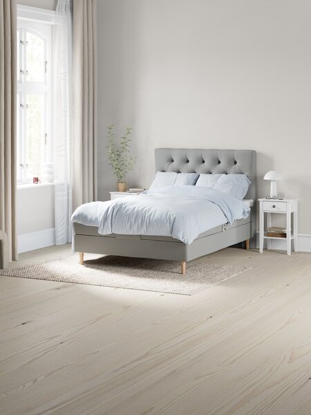 Elevationsseng 140x200cm TONDRA + VOLA grå-23 Medium