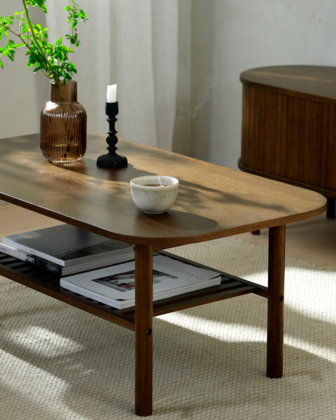 Stočić LYNGVIG 60x110 1 polica tamni hrast